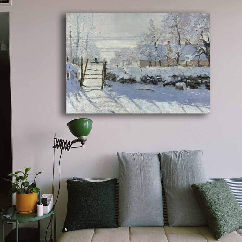 Casa si Gradina - Decoratiuni - Tablouri - Tablou decorativ pe panza, Wallxpert, multicolor, 70x100 cm, 100% panza, artist Claude Monet, 678CLD1147 - Infinity.ro