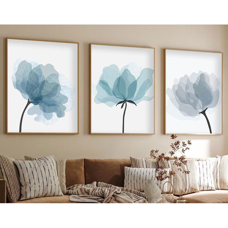 Casa si Gradina - Decoratiuni - Tablouri - Tablou decorativ inramat, Wallxpert, mdf si lemn masiv, multicolor, 50x70 cm, set 3 piese, 693BSE1506 - Infinity.ro