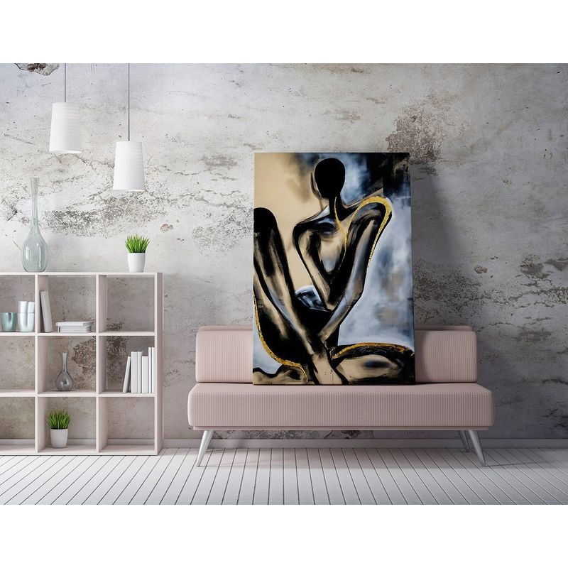 Casa si Gradina - Decoratiuni - Tablouri - Tablou decorativ canvas, Wallxpert, multicolor, 50x70 cm, bumbac si poliester, rama lemn, 227WRZ1149 - Infinity.ro