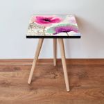 Casa si Gradina - Mobilier - Mese si birouri - Masute de cafea - Masuta de cafea, Hanah Home, mdf, multicolor, 35x35x42 cm, 481LNA1909 - Infinity.ro