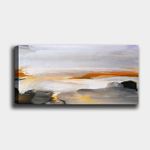 Casa si Gradina - Decoratiuni - Tablouri - Tablou decorativ pe panza, Wallxpert, multicolor, 50x120 cm, 100% panza, rama lemn, 451ERN1235 - Infinity.ro