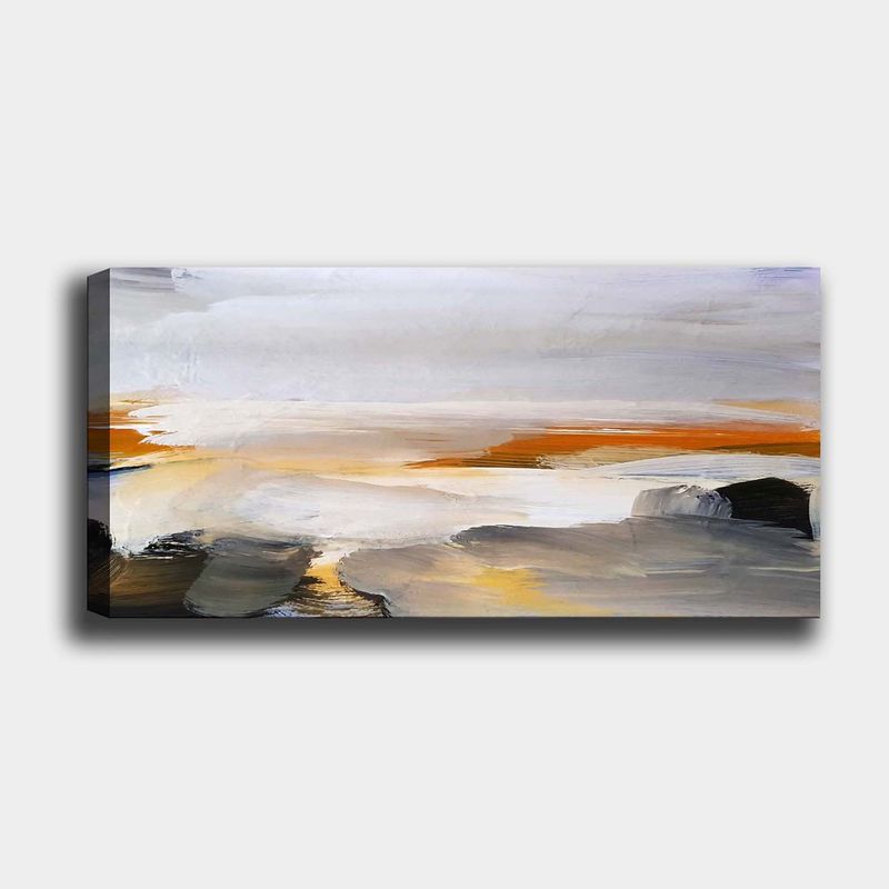 Casa si Gradina - Decoratiuni - Tablouri - Tablou decorativ pe panza, Wallxpert, multicolor, 50x120 cm, 100% panza, rama lemn, 451ERN1235 - Infinity.ro