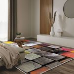 Casa si Gradina - Textile si covoare - Covoare - Covorase intrare - Covoras de hol, Conceptum Hypnose, multicolor, 80x300 cm, 100% poliester, antiderapant, 945HFT2209 - Infinity.ro