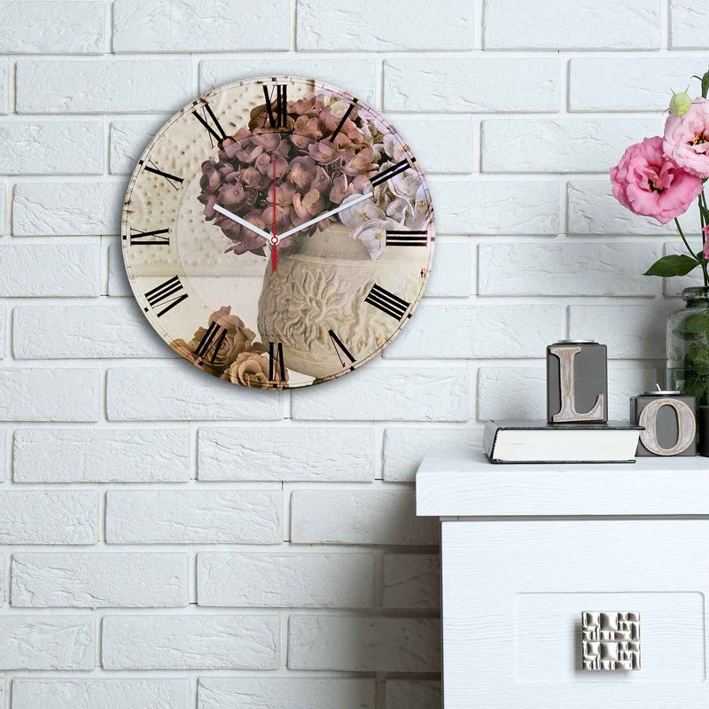 Casa si Gradina - Decoratiuni - Ceasuri - Ceas decorativ, Wallxpert, mdf, multicolor, 30 cm, 238HMA6149 - Infinity.ro