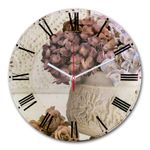 Casa si Gradina - Decoratiuni - Ceasuri - Ceas decorativ, Wallxpert, mdf, multicolor, 30 cm, 238HMA6149 - Infinity.ro