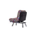 Casa si Gradina - Mobilier - Canapele si coltare - Canapele - Canapea extensibila, Hanah Home, metal, stofa patchwork, multicolor, 110x70 cm - Infinity.ro