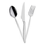 Casa si Gradina - Bucatarie si vesela - Vesela si tacamuri - Tacamuri si seturi - Set tacamuri 24 piese, Hermia, otel inoxidabil, argintiu, 960DYN1706 - Infinity.ro