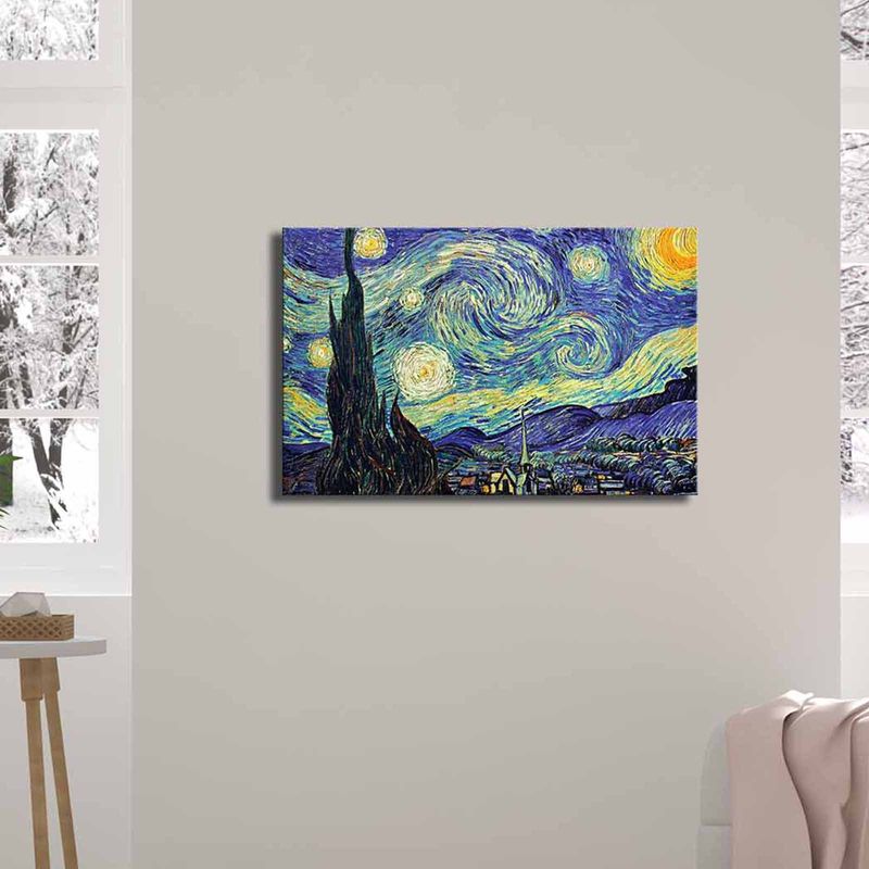 Casa si Gradina - Decoratiuni - Tablouri - Tablou canvas decorativ, Wallxpert, piele de caprioara, multicolor, 45x70 cm, rama lemn, 249CVT1390 - Infinity.ro