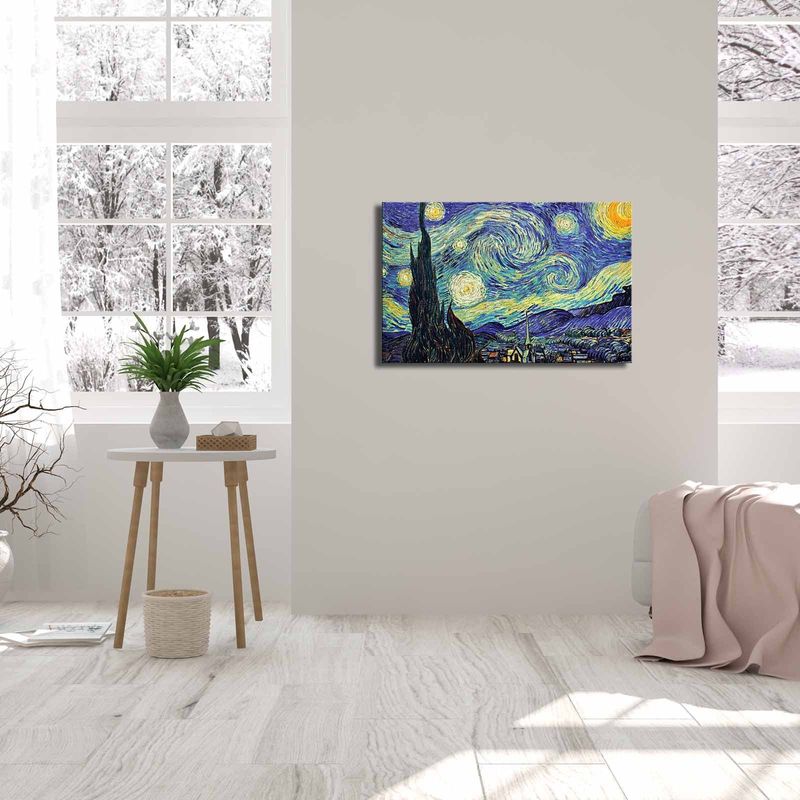 Casa si Gradina - Decoratiuni - Tablouri - Tablou canvas decorativ, Wallxpert, piele de caprioara, multicolor, 45x70 cm, rama lemn, 249CVT1390 - Infinity.ro