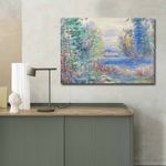 Casa si Gradina - Decoratiuni - Tablouri - Tablou canvas decorativ, Wallxpert, multicolor, panza piele de caprioara, 70x100 cm, rama lemn, 249CVT1528 - Infinity.ro