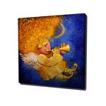 Casa si Gradina - Decoratiuni - Tablouri - Tablou decorativ, Wallxpert, panza, multicolor, 45x45 cm, rama lemn, 762SYM1240 - Infinity.ro