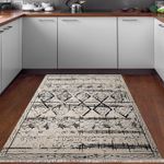 Casa si Gradina - Textile si covoare - Covoare - Covoare casa - Covor, Conceptum Hypnose, gri, 180x280 cm, 100% poliester, lavabil, antiderapant, 955ANR3327 - Infinity.ro