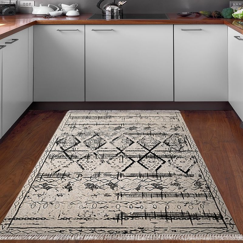 Casa si Gradina - Textile si covoare - Covoare - Covoare casa - Covor, Conceptum Hypnose, gri, 180x280 cm, 100% poliester, lavabil, antiderapant, 955ANR3327 - Infinity.ro