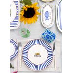 Casa si Gradina - Bucatarie si vesela - Vesela si tacamuri - Vesela pentru servire - Set farfurii de servire, Hermia, ceramica, albastru, 26x26x2 cm, 6 piese, 280TMA2186 - Infinity.ro