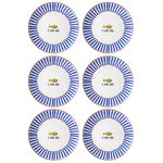 Casa si Gradina - Bucatarie si vesela - Vesela si tacamuri - Vesela pentru servire - Set farfurii de servire, Hermia, ceramica, albastru, 26x26x2 cm, 6 piese, 280TMA2186 - Infinity.ro