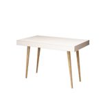 Casa si Gradina - Mobilier - Mese si birouri - Birouri - Birou de studiu, Hanah Home, panou de particule melaminat, alb, 100x60x74 cm - Infinity.ro