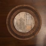 Casa si Gradina - Bucatarie si vesela - Organizare si depozitare bucatarie - Suporturi tacamuri si vase - Set suporturi de masa, Hermia, lemn, wenge, 36x36 cm, 4 bucati, 790PYN1139 - Infinity.ro