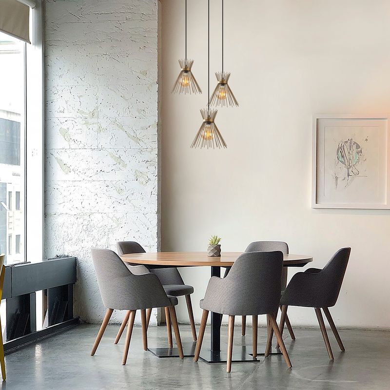 Casa si Gradina - Corpuri si surse de iluminat - Lustre si pendule - Candelabru, Opviq, metal, auriu, 63x63x128 cm, inaltime reglabila - Infinity.ro