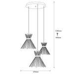 Casa si Gradina - Corpuri si surse de iluminat - Lustre si pendule - Candelabru, Opviq, metal, auriu, 63x63x128 cm, inaltime reglabila - Infinity.ro