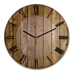 Casa si Gradina - Decoratiuni - Ceasuri - Ceas decorativ, Wallxpert, mdf, multicolor, 30 cm, 238HMA6134 - Infinity.ro