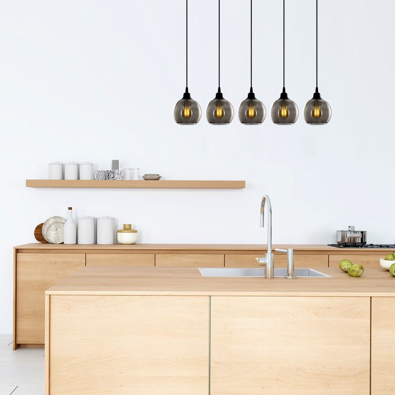 Casa si Gradina - Corpuri si surse de iluminat - Lustre si pendule - Candelabru, Opviq, metal, fumuriu, 85x85x114 cm - Infinity.ro