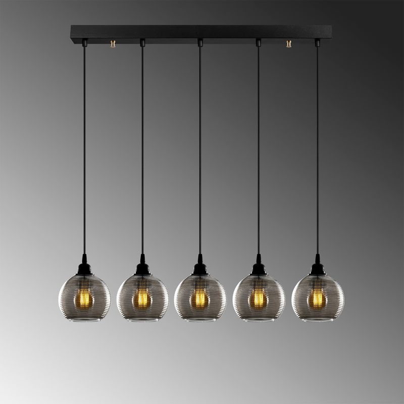 Casa si Gradina - Corpuri si surse de iluminat - Lustre si pendule - Candelabru, Opviq, metal, fumuriu, 85x85x114 cm - Infinity.ro