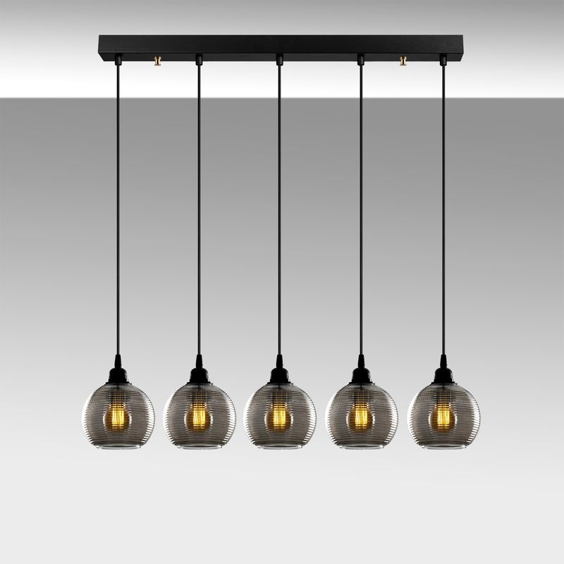 Casa si Gradina - Corpuri si surse de iluminat - Lustre si pendule - Candelabru, Opviq, metal, fumuriu, 85x85x114 cm - Infinity.ro