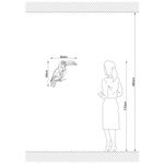 Casa si Gradina - Corpuri si surse de iluminat - Plafoniere, aplice si spoturi - Aplica de perete, Opviq, mdf, negru, 50x12x49 cm - Infinity.ro