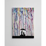 Casa si Gradina - Decoratiuni - Tablouri - Tablou canvas decorativ, Wallxpert, multicolor, 50x70 cm, bumbac si poliester, rama lemn, 227WRZ1159 - Infinity.ro
