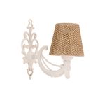 Casa si Gradina - Corpuri si surse de iluminat - Plafoniere, aplice si spoturi - Aplica de perete, Opviq, metal, natural si alb, 24x26 cm, 390FLH2351 - Infinity.ro