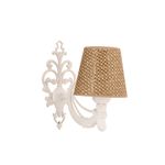 Casa si Gradina - Corpuri si surse de iluminat - Plafoniere, aplice si spoturi - Aplica de perete, Opviq, metal, natural si alb, 24x26 cm, 390FLH2351 - Infinity.ro