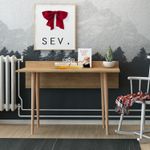 Casa si Gradina - Mobilier - Mese si birouri - Birouri - Birou de studiu, Hanah Home, pal melaminat, stejar, 120x61.8x74 cm - Infinity.ro