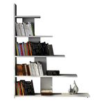 Casa si Gradina - Mobilier - Biblioteci si rafturi - Biblioteci - Biblioteca, Hanah Home, pal melaminat, alb, 121.8x120x19.5 cm - Infinity.ro