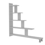 Casa si Gradina - Mobilier - Biblioteci si rafturi - Biblioteci - Biblioteca, Hanah Home, pal melaminat, alb, 121.8x120x19.5 cm - Infinity.ro