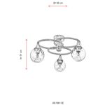 Casa si Gradina - Corpuri si surse de iluminat - Lustre si pendule - Candelabru, Opviq, metal, antichizat, 31x60 cm, 683AVN1126 - Infinity.ro