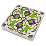 Casa si Gradina - Bucatarie si vesela - Accesorii bar - Suporturi bauturi - Set suporturi de pahare, Hermia, piatra naturala, multicolor, 10x10x1 cm, 4 bucati, 366TYR1109 - Infinity.ro