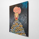 Casa si Gradina - Decoratiuni - Tablouri - Tablou decorativ, Wallxpert, panza, multicolor, pictat manual, 70x100 cm, 405HND1241 - Infinity.ro