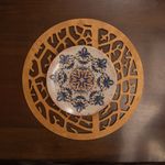 Casa si Gradina - Textile si covoare - Textile bucatarie - Fete de masa - Set covorase de masa, Hermia, lemn, miere, 36x36 cm, 6 bucati, 790PYN1141 - Infinity.ro