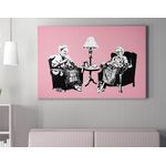 Casa si Gradina - Decoratiuni - Tablouri - Tablou canvas decorativ, Wallxpert, multicolor, 50x70 cm, bumbac si poliester, rama lemn, 966BRS1257 - Infinity.ro