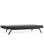 Casa si Gradina - Mobilier - Canapele si coltare - Canapele - Canapea extensibila 3 locuri, Hanah Home, metal, gri inchis, 180x102 cm - Infinity.ro