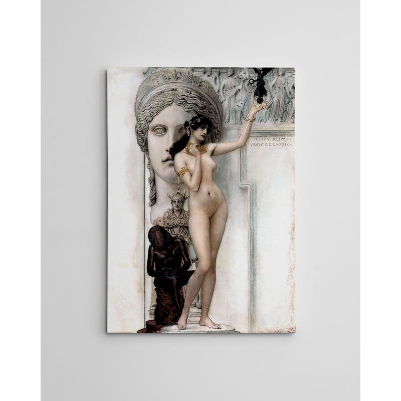 Casa si Gradina - Decoratiuni - Tablouri - Tablou decorativ pe panza, Wallxpert, multicolor, 70x100 cm, 100% panza, Gustav Klimt, 684GST1130 - Infinity.ro