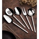 Casa si Gradina - Bucatarie si vesela - Ustensile bucatarie - Seturi ustensile de bucatarie - Set de servire 5 piese, Hermia, otel inoxidabil, argintiu, 645DRM1106 - Infinity.ro