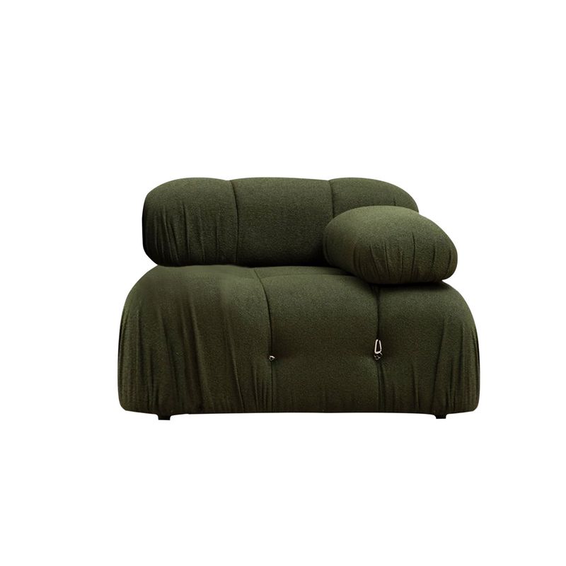 Casa si Gradina - Mobilier - Canapele si coltare - Canapele - Canapea 1 loc, Hanah Home, lemn fag si pal, verde, 95x95x75 cm - Infinity.ro