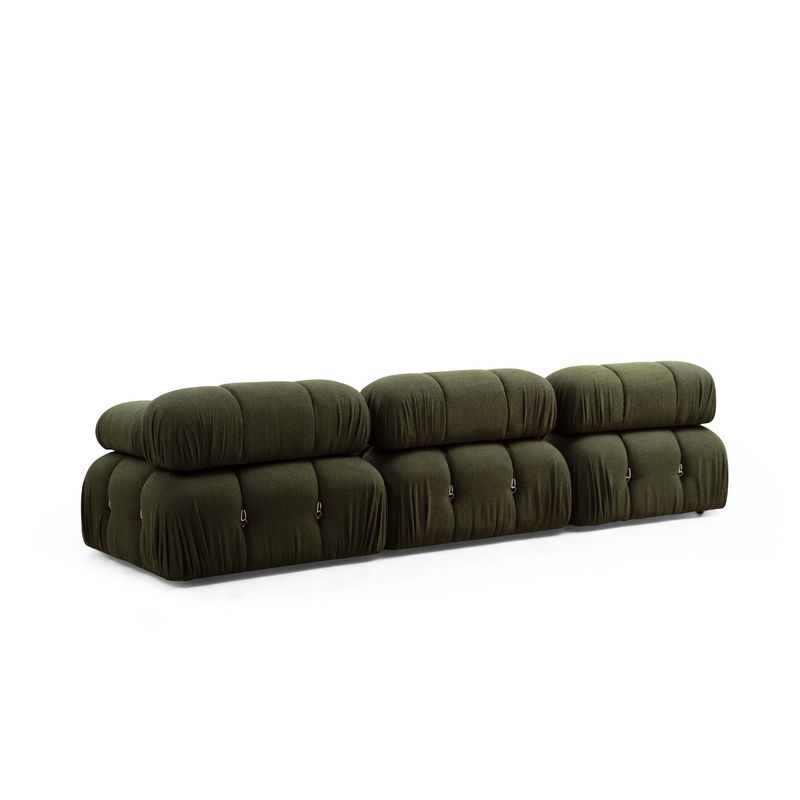 Casa si Gradina - Mobilier - Canapele si coltare - Canapele - Canapea 1 loc, Hanah Home, lemn fag si pal, verde, 95x95x75 cm - Infinity.ro