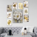 Casa si Gradina - Decoratiuni - Tablouri - Set tablouri decorative, Wallxpert, mdf, multicolor, 8x 20x15 cm, 1x 30x40 cm, 364LUL1447 - Infinity.ro