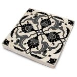 Casa si Gradina - Decoratiuni - Obiecte decorative - Accesorii decorative - Set suporturi pentru pahare, Hermia, piatra naturala, multicolor, 10x10x1 cm, 4 bucati, 366TYR1134 - Infinity.ro