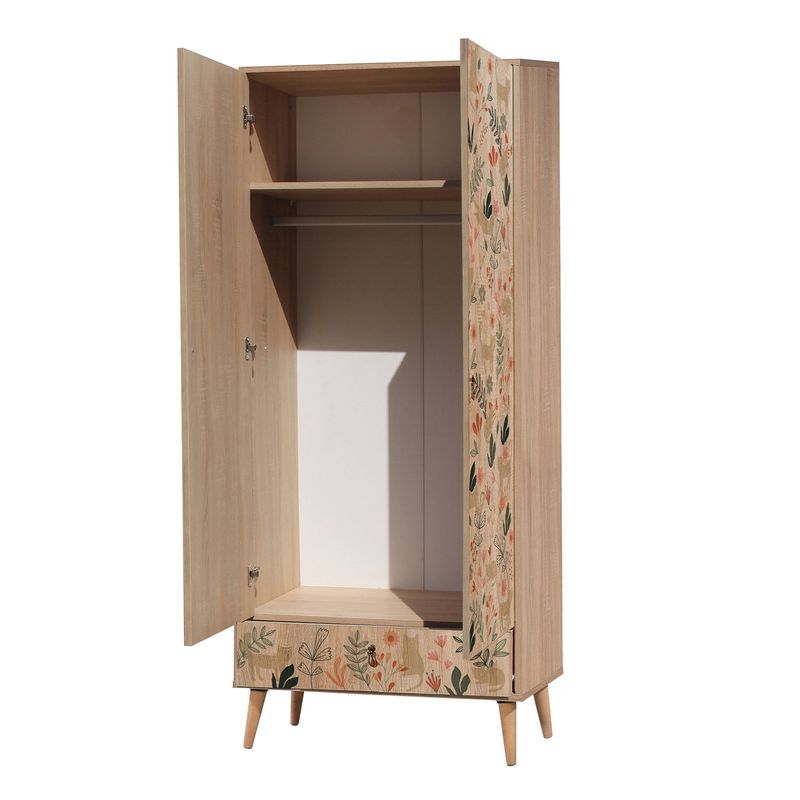 Casa si Gradina - Mobilier - Dulapuri si sifoniere - Sifoniere - Sifonier, Hanah Home, pal melaminat, multicolor, 80x45x190 cm, 863SPH4248 - Infinity.ro