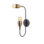 Casa si Gradina - Corpuri si surse de iluminat - Plafoniere, aplice si spoturi - Aplica de perete, Opviq, metal, negru vintage, 25x25x50 cm - Infinity.ro