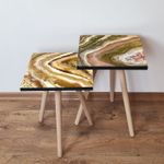 Casa si Gradina - Mobilier - Mese si birouri - Masute de cafea - Set masute de cafea, Hanah Home, mdf, multicolor, 35x47x35 cm, 35x42x35 cm, 481LNA2245 - Infinity.ro