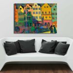 Casa si Gradina - Decoratiuni - Tablouri - Tablou decorativ, Wallxpert, panza, multicolor, 70x100 cm, rama lemn, 677VSL1157 - Infinity.ro